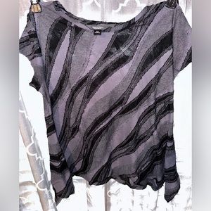 Simpley Vera Wang Textured Top - SZ XS